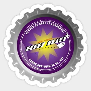 Berry Blast Off! Bottlecap Sticker